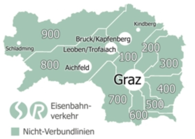 Abb. 3: Regionalbus-Korridore (Quelle: www.verbundlinie.at)