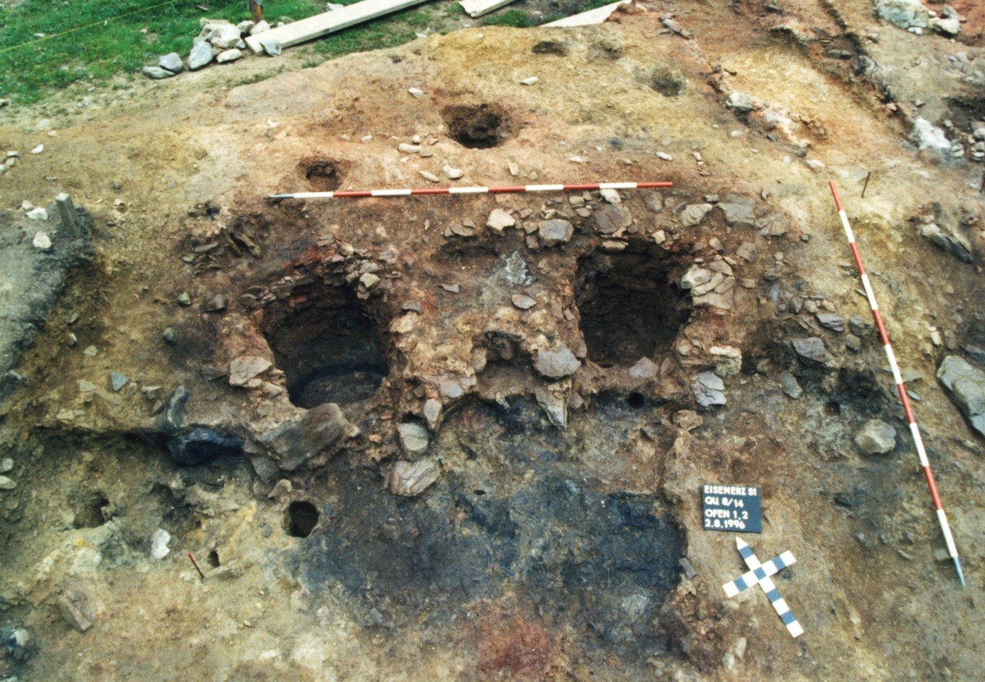 Abbildung 11: Kupferschmelzplatz S1, Eisenerzer Ramsau, Doppelofenanlage, Foto: © S. Klemm