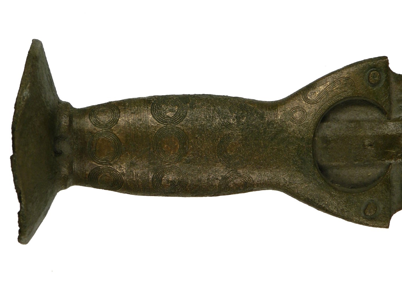 Abbildung 6: Verzierter Schwertgriff aus Wörschach bei Liezen (Quelle: UMJ AArchMk/N. Lackner, Inv. Nr. 16167)