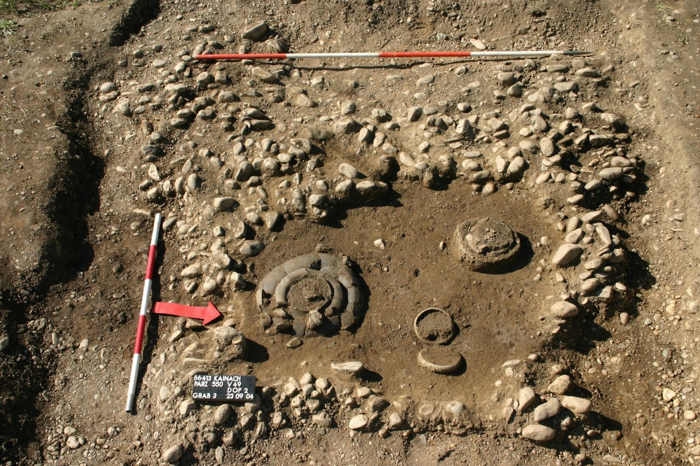 Abbildung 7: Kainach bei Wildon, Grab 3 (Quelle: Kulturpark Hengist/M. Roscher)