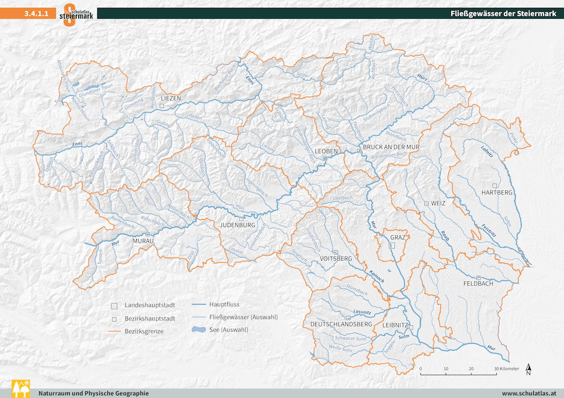 Fließgewässer der Steiermark