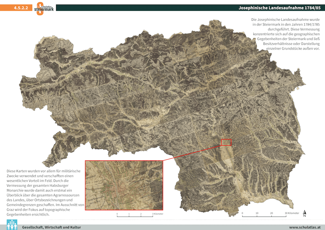Die Entwicklung von Kartenwerken und Landesvermessung