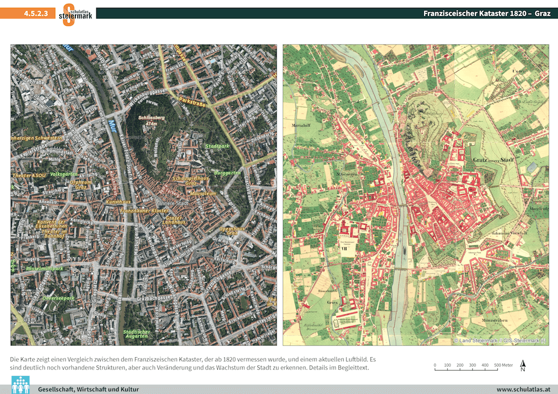 Franziszeischer Kataster 1820 - Graz