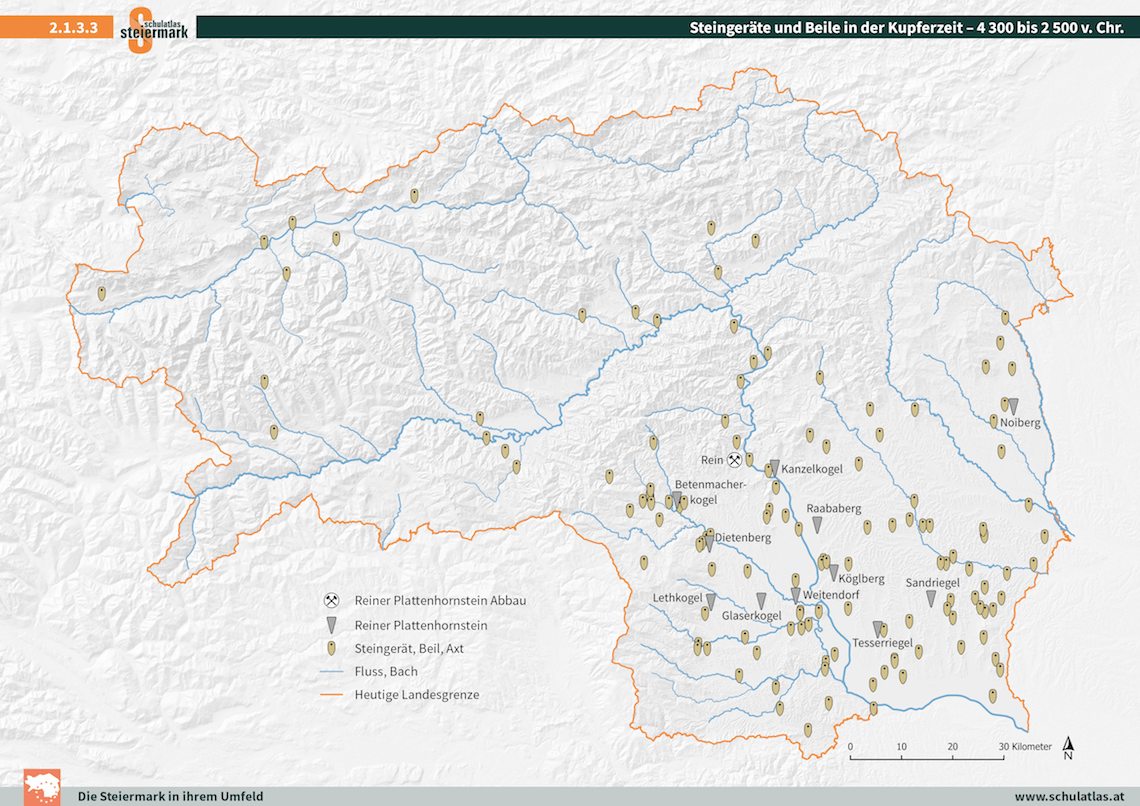 Steingeräte und Beile in der Kupferzeit