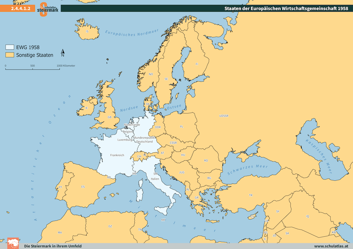 Europäische Wirtschaftsgemeinschaft 1958