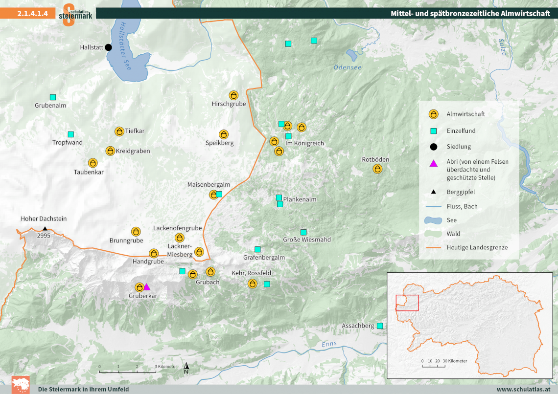 Mittel- und spätbronzezeitliche Almwirtschaft
