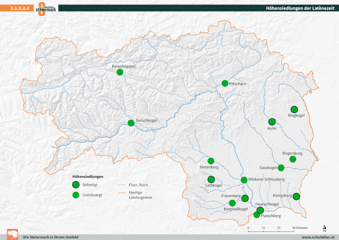 Höhensiedlungen der Latènezeit