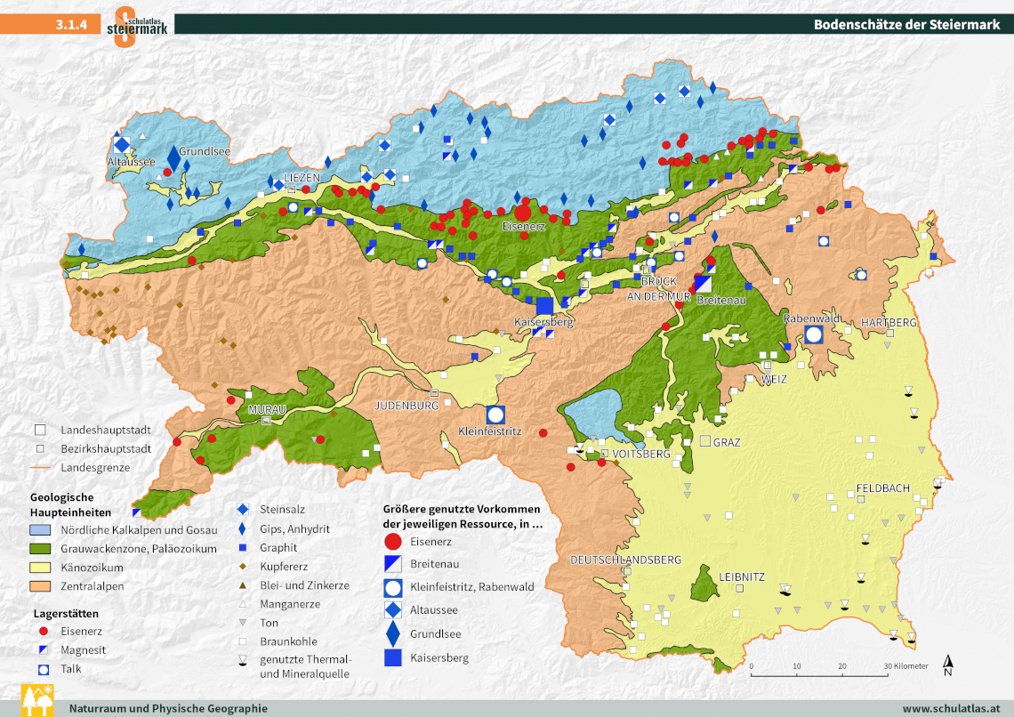 Bodenschätze der Steiermark