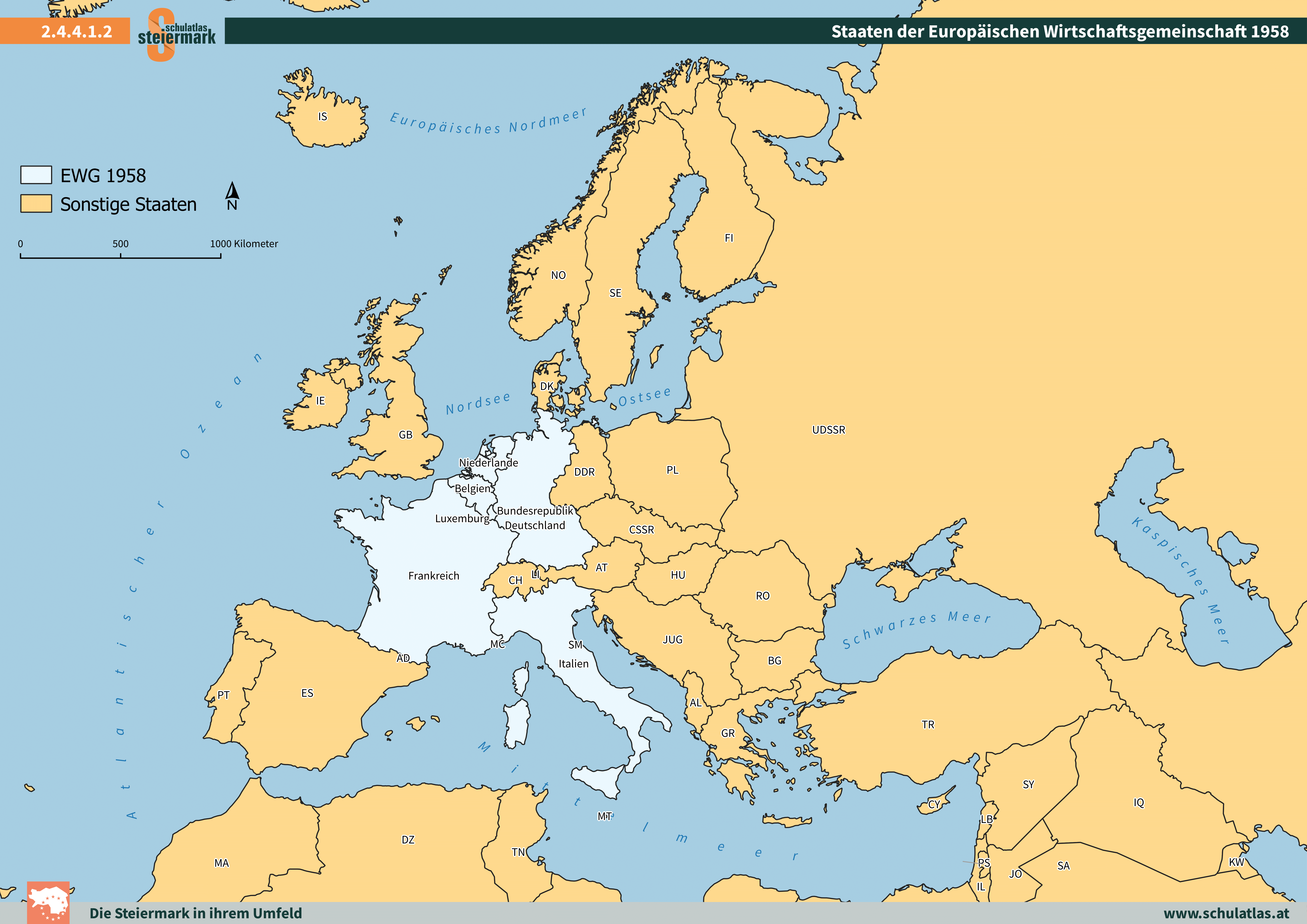 Europäische Wirtschaftsgemeinschaft 1958