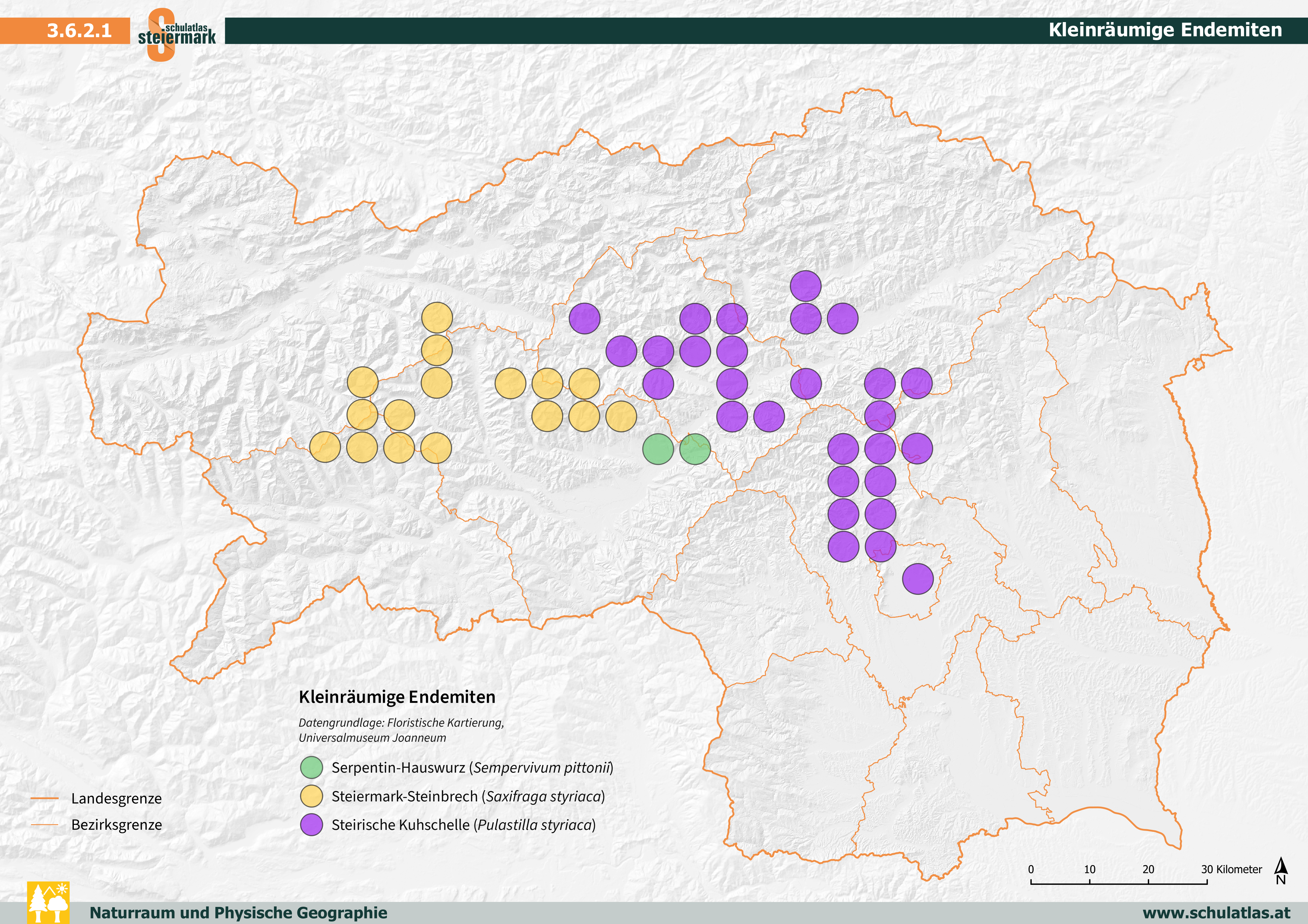 Kleinräumige Endemiten
