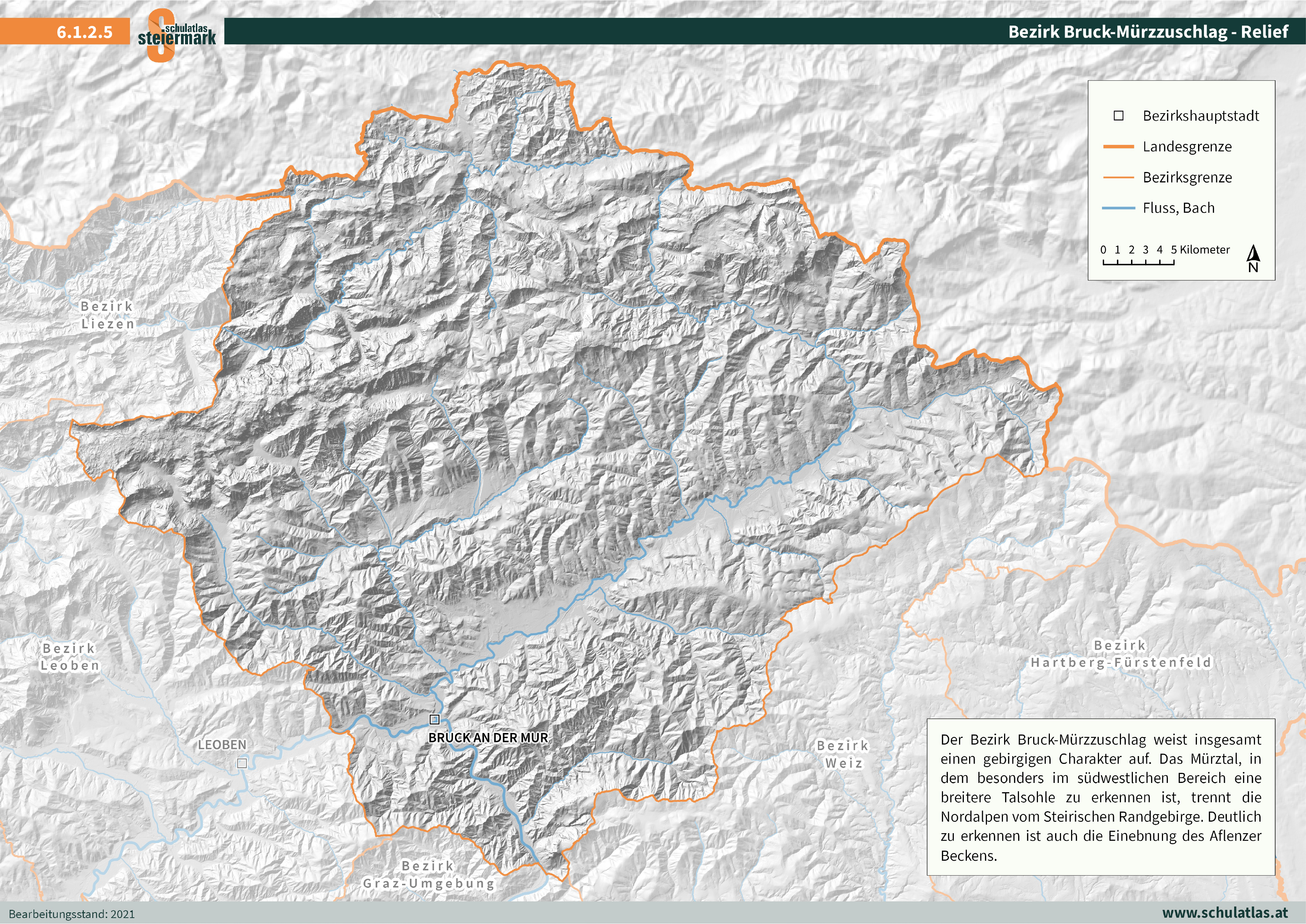 6.1.2.5 Bruck-Mürzzuschlag - Relief