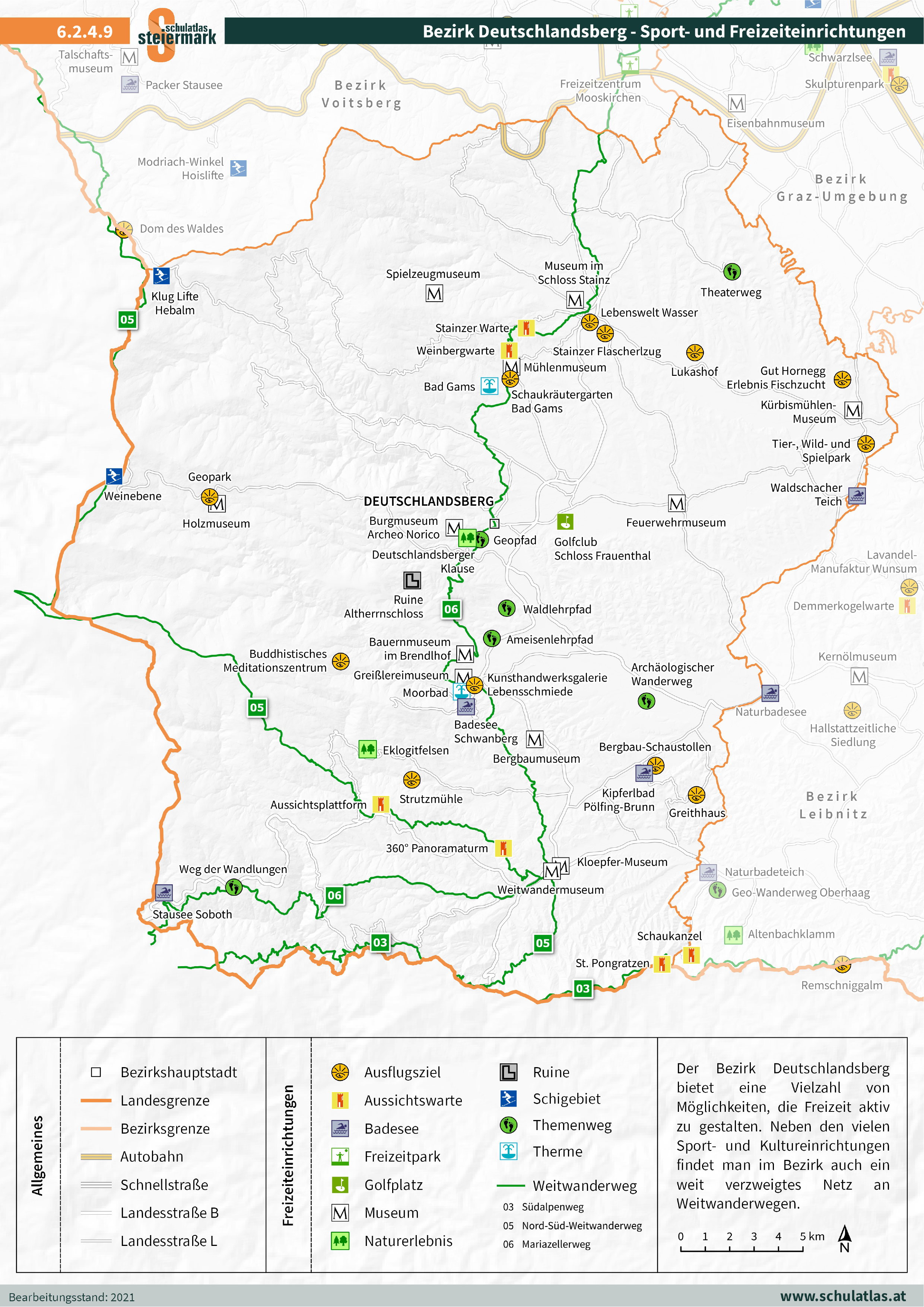6.2.4.9 Deutschlandsberg - Sport- und Freizeiteinrichtungen