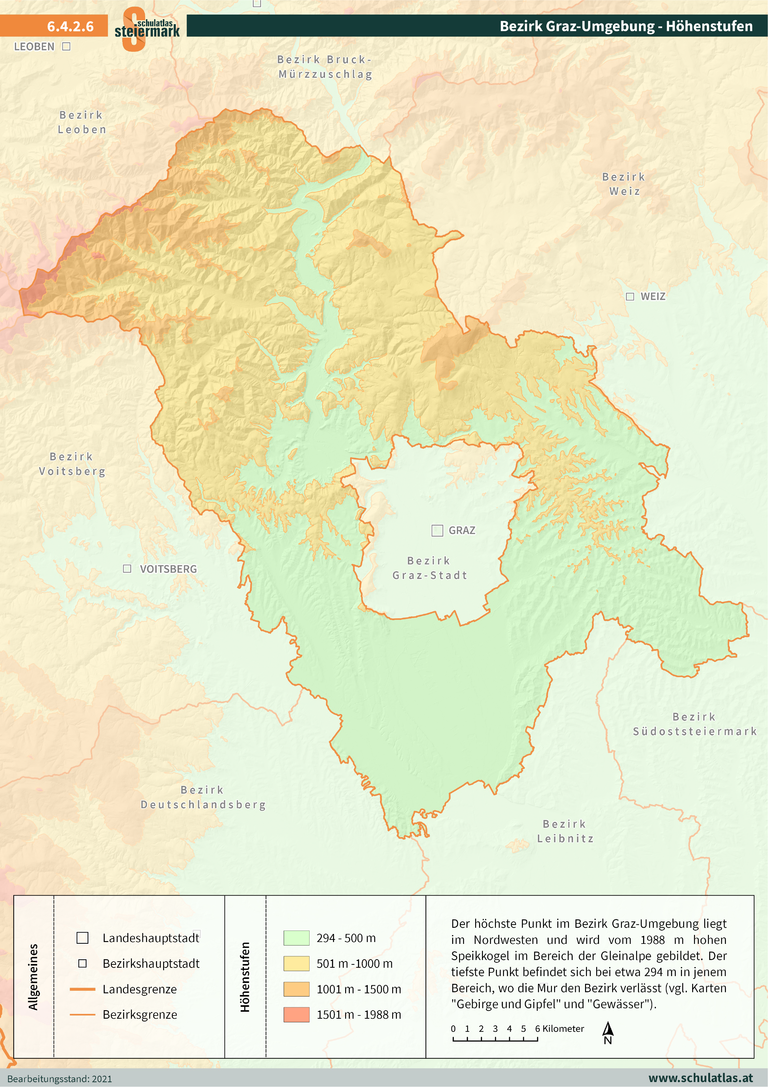 6.4.2.6 Graz Umgebung - Höhenstufen
