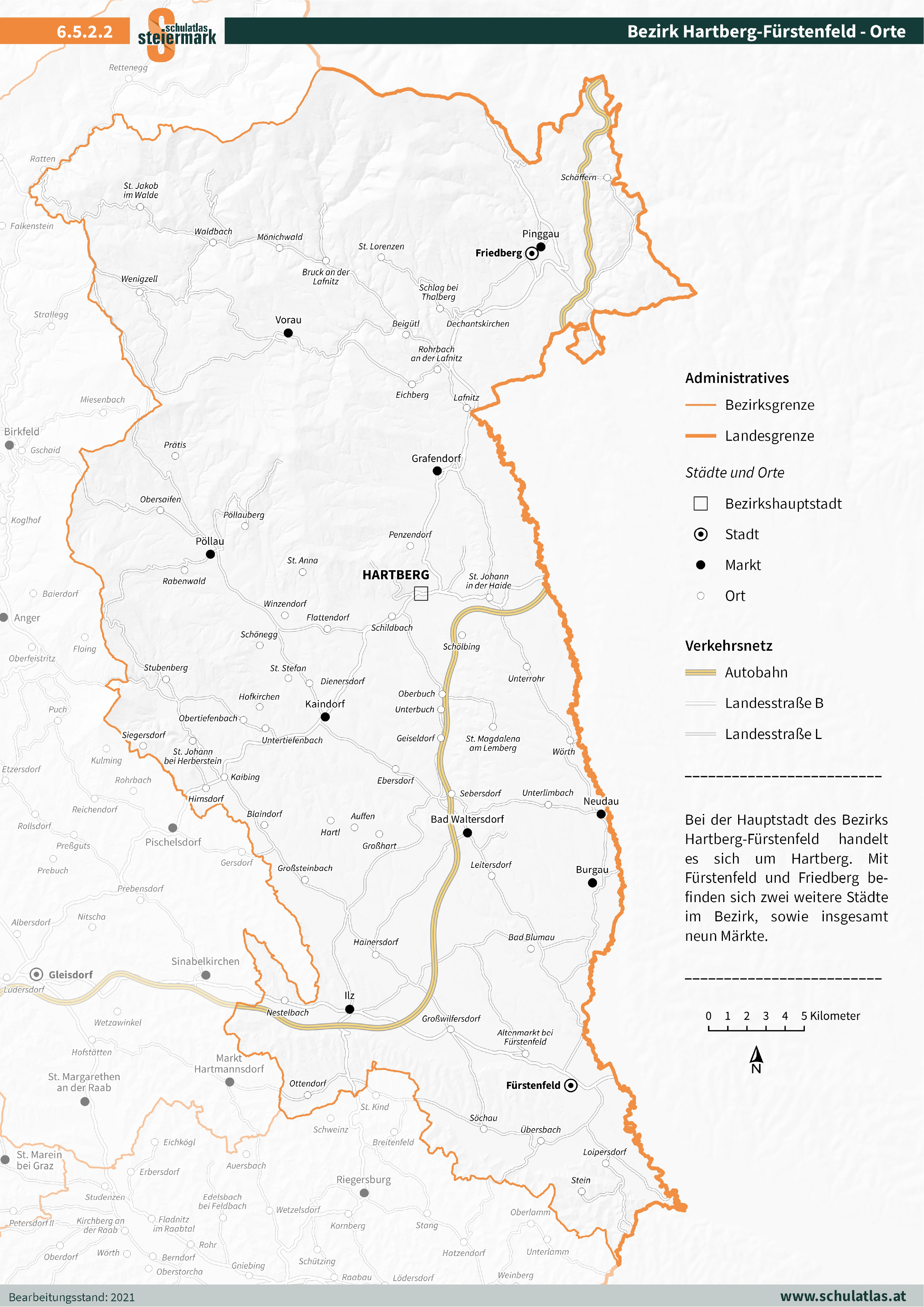 6.5.2.2 Hartberg-Fürstenfeld - Orte