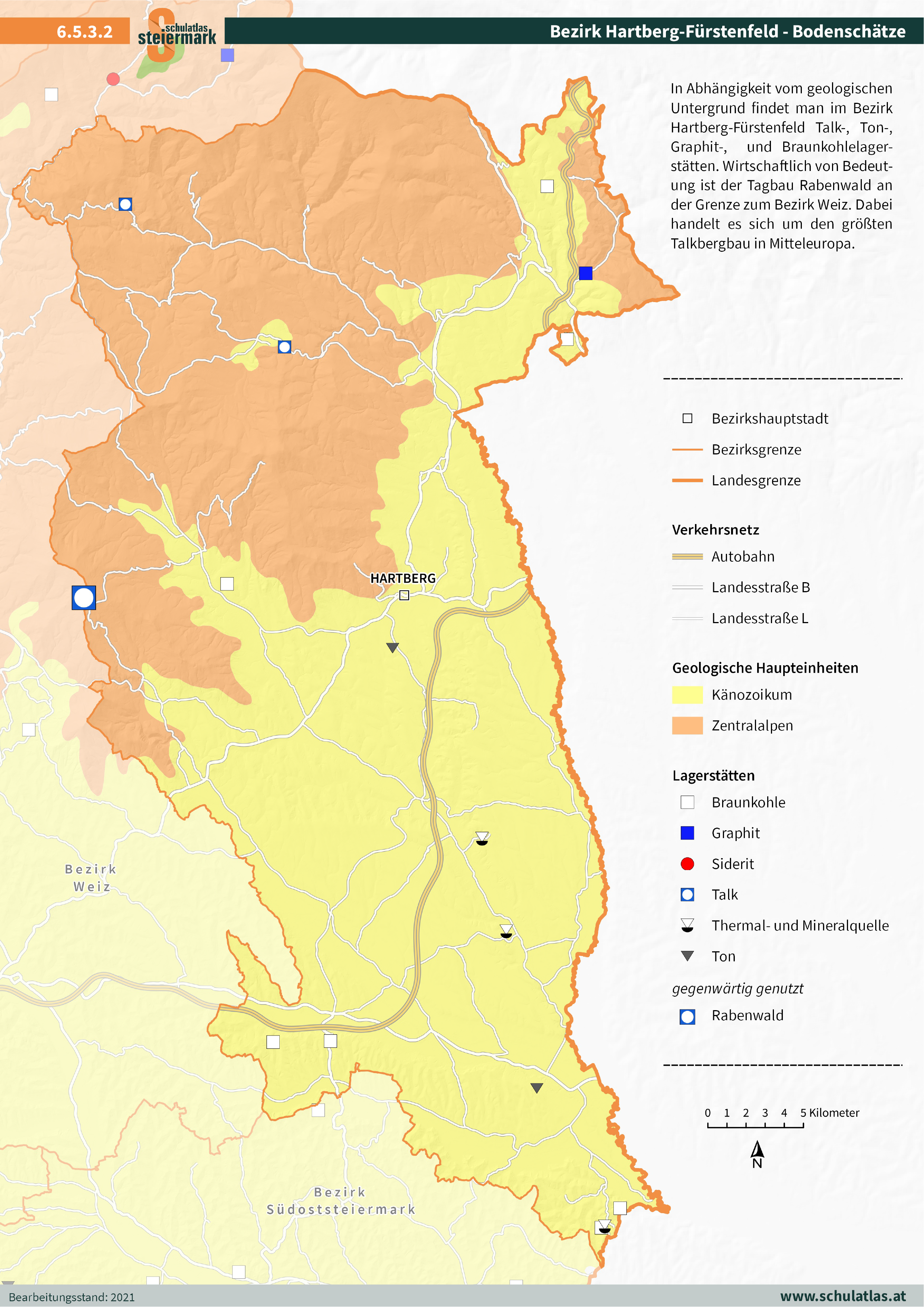 6.5.3.2 Hartberg-Fürstenfeld - Bodenschätze