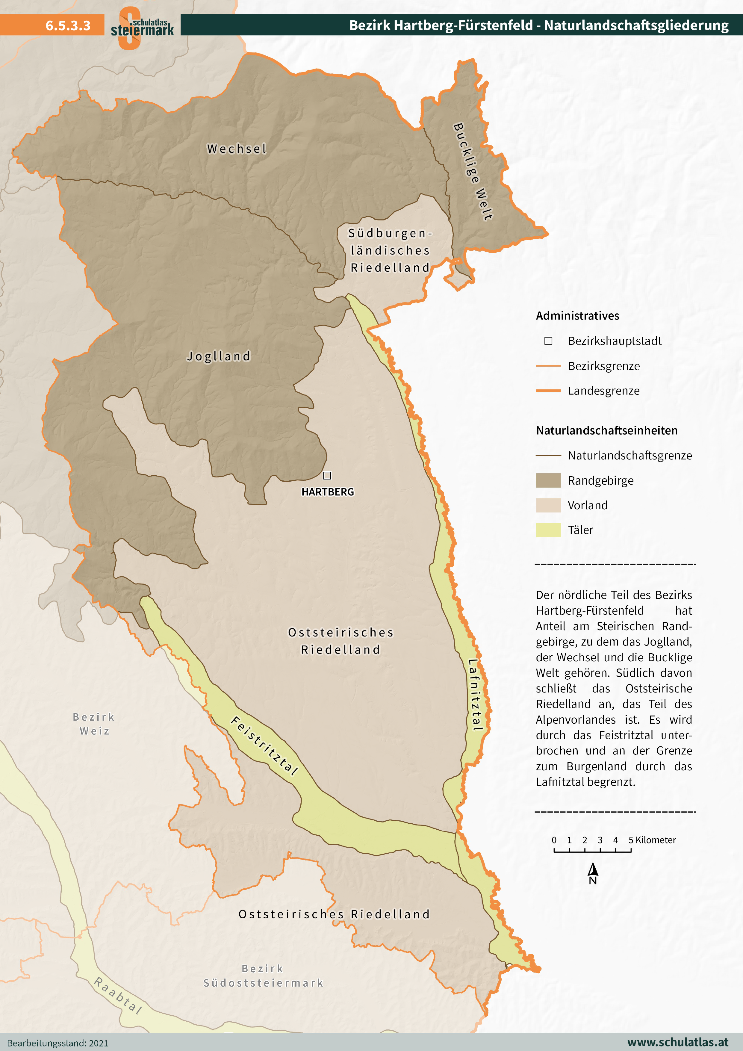 6.5.3.3 Hartberg-Fürstenfeld - Naturlandschaftsgliederung