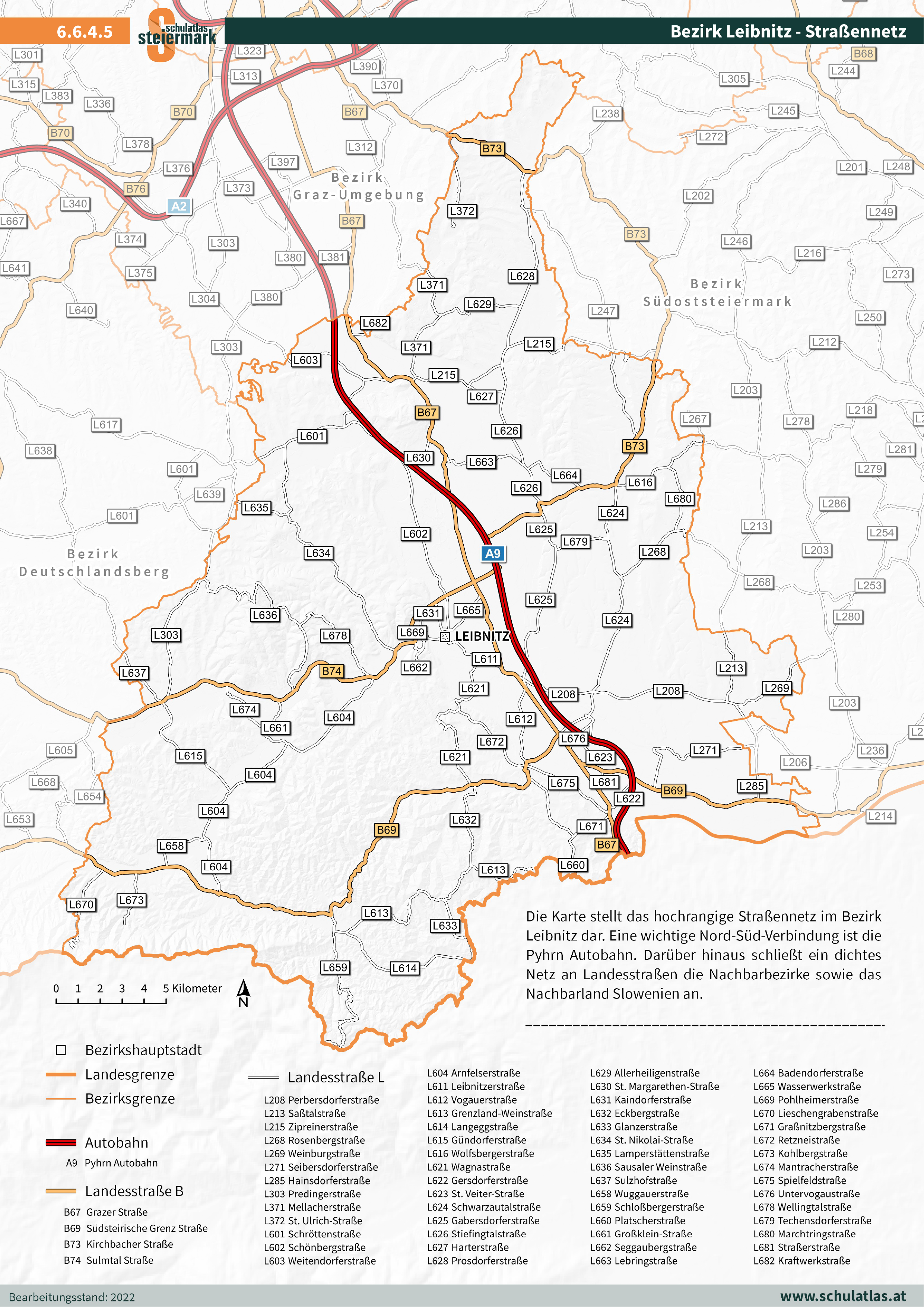 6.6.4.5 Leibnitz - Straßennetz