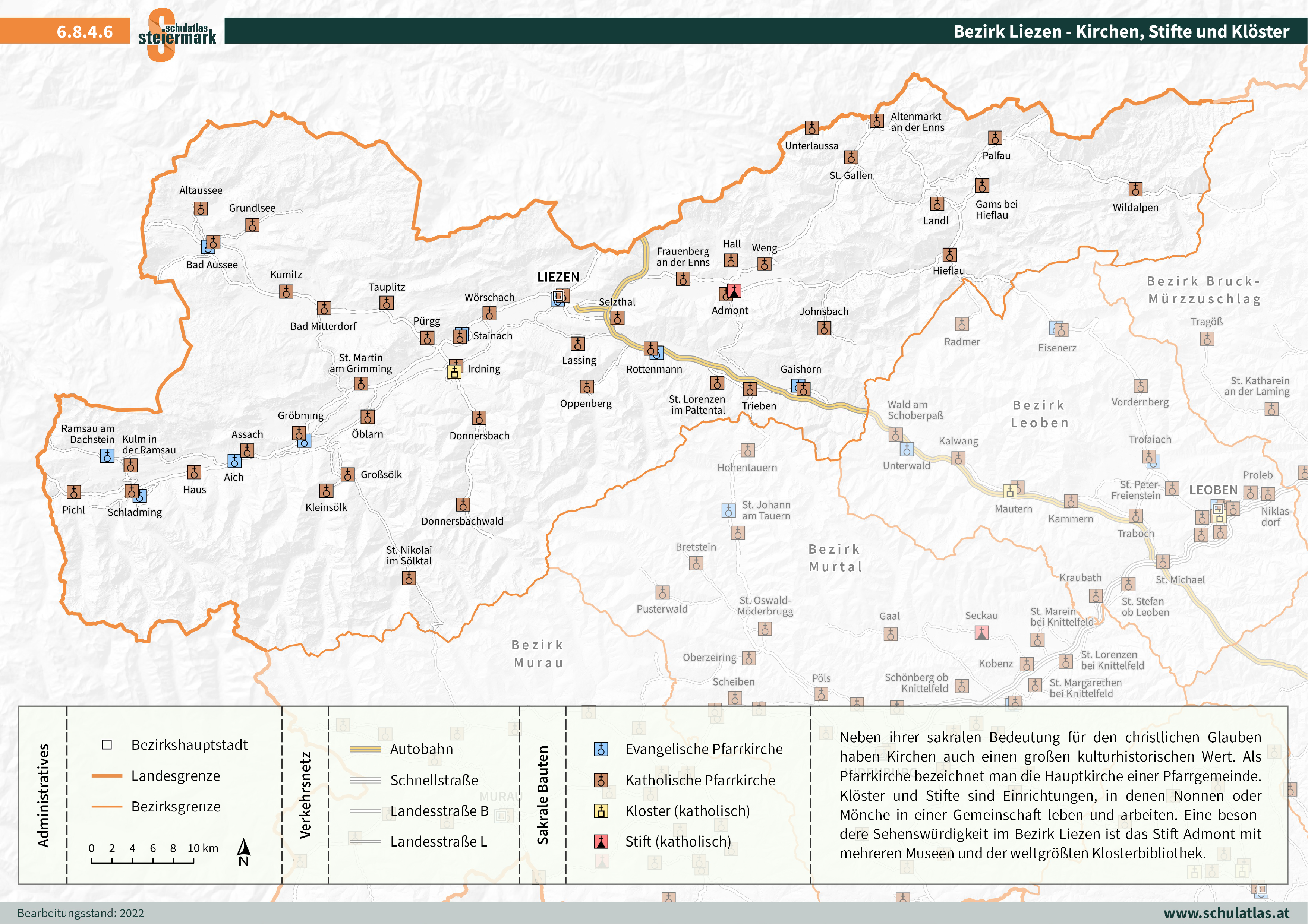 6.8.4.6 Liezen - Kirchen, Stifte und Klöster