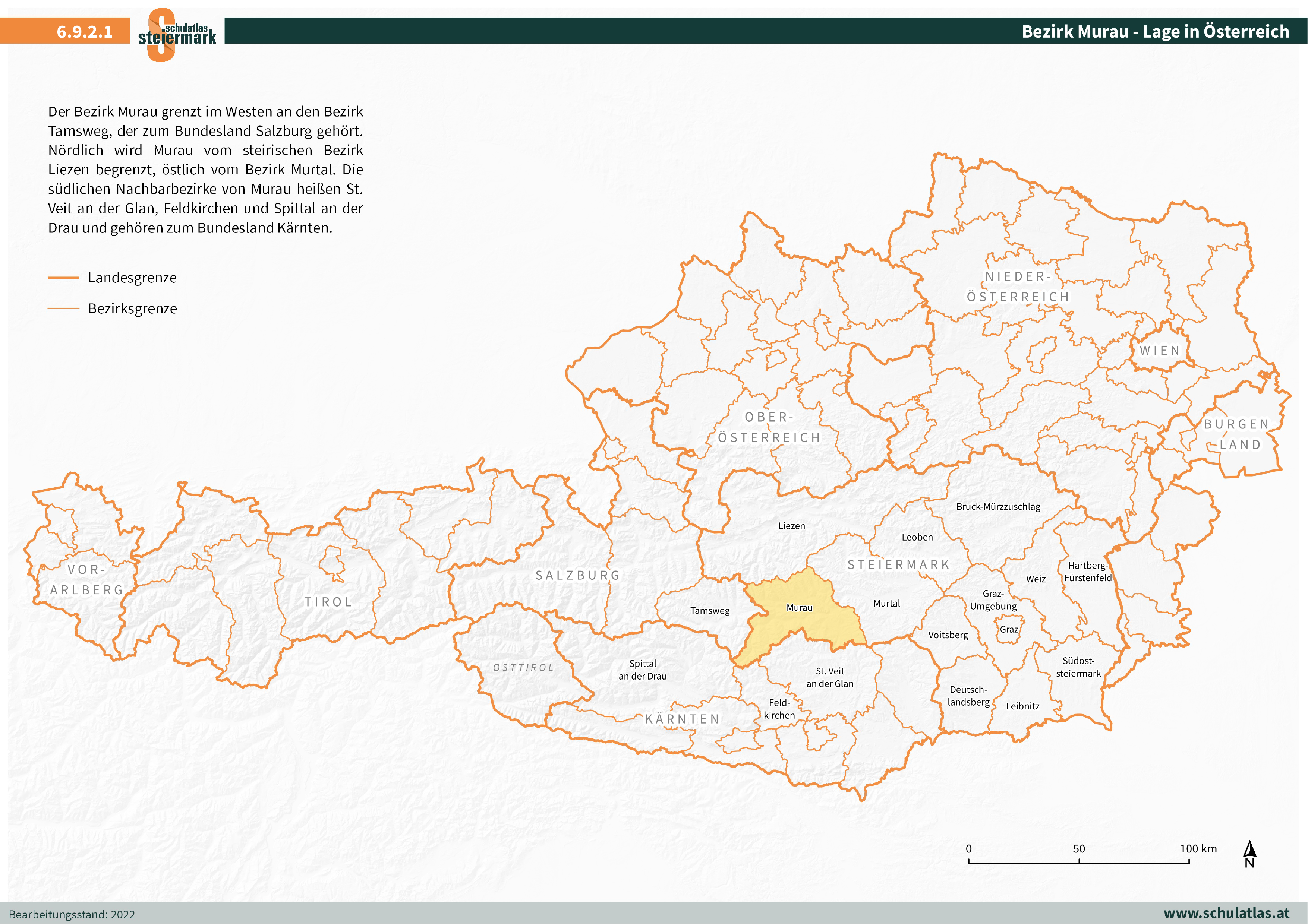 6.9.2.1 Murau - Lage in Österreich
