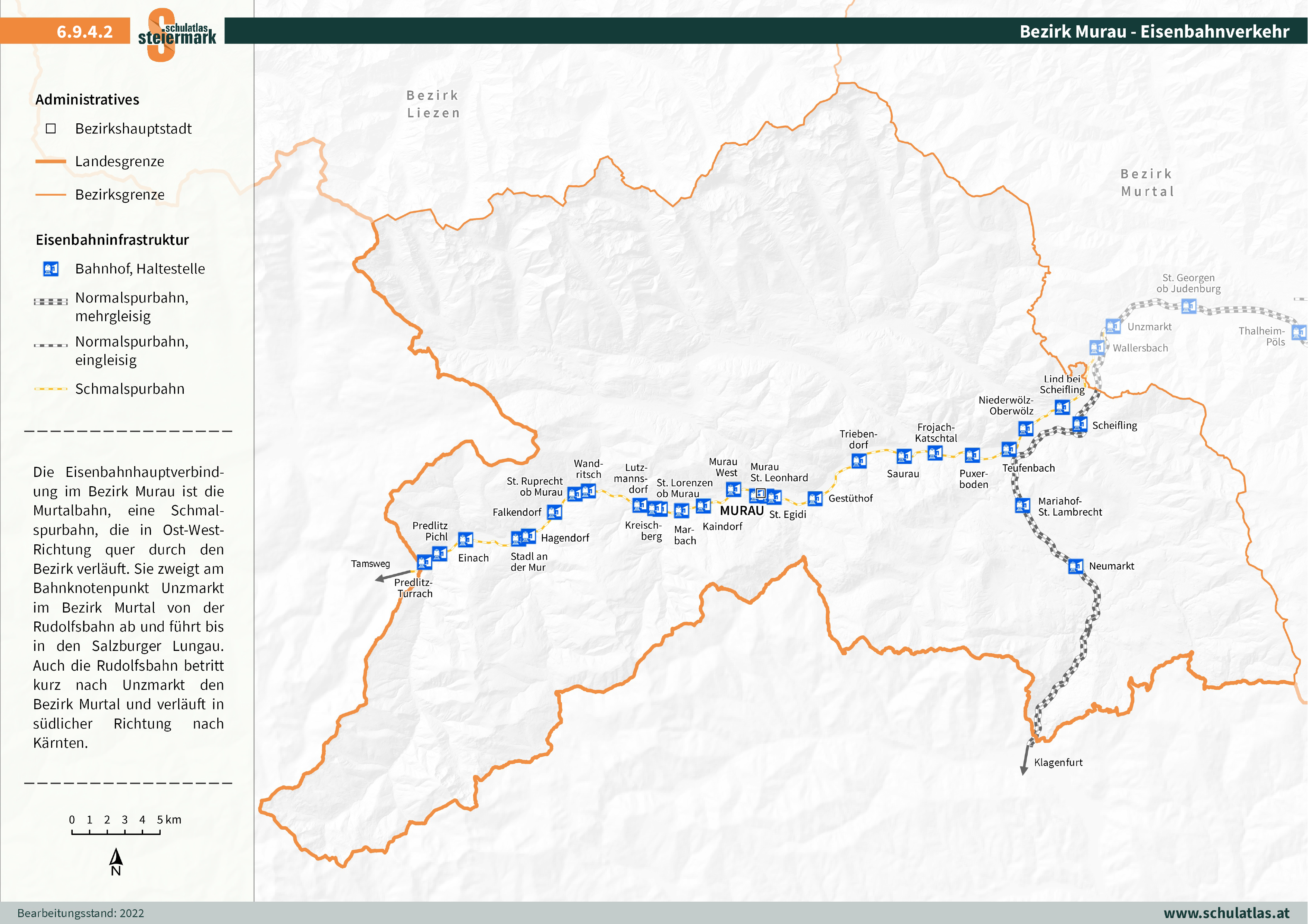 6.9.4.2 Murau - Eisenbahnverkehr