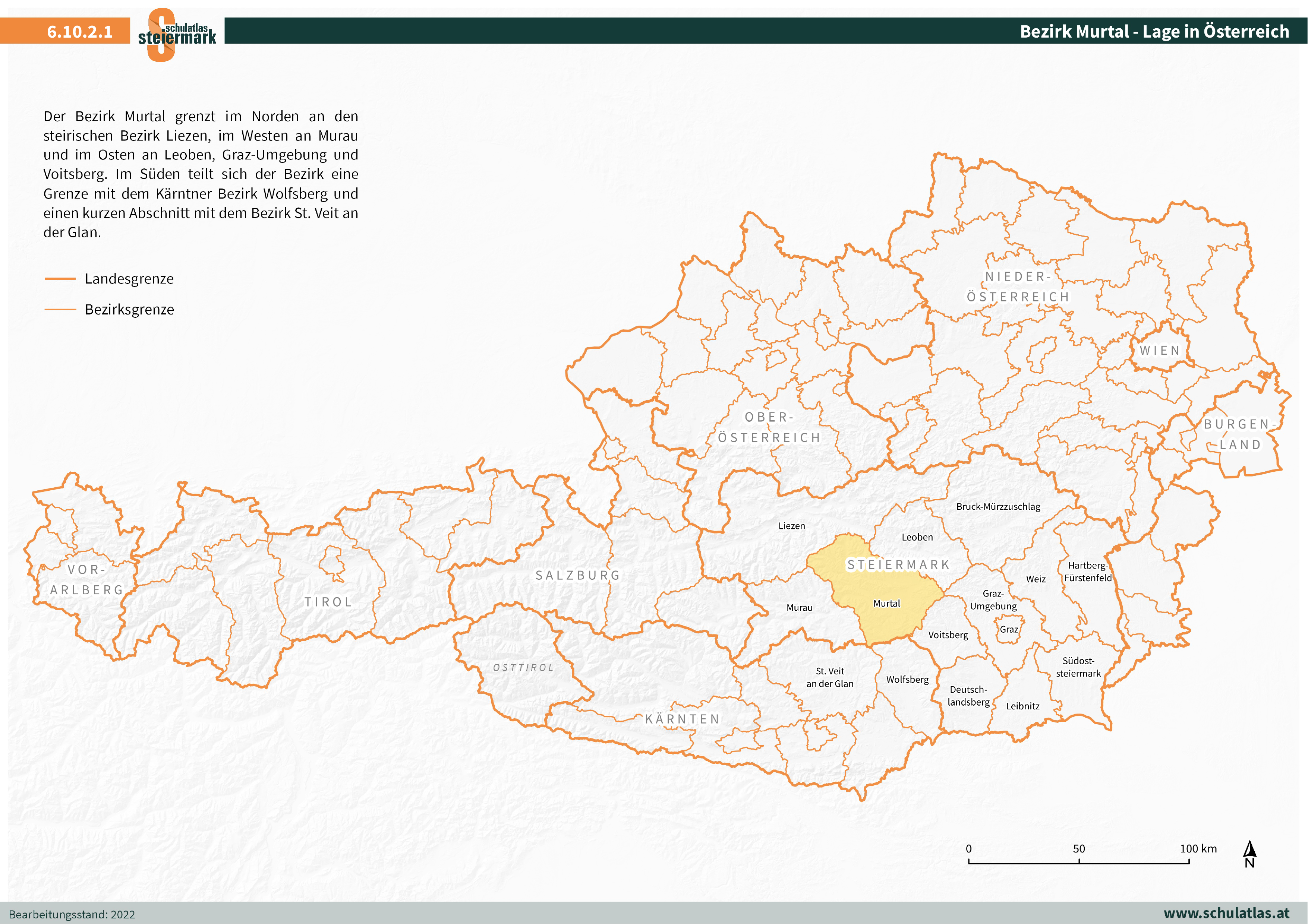 6.10.2.1 Murtal - Lage in Österreich