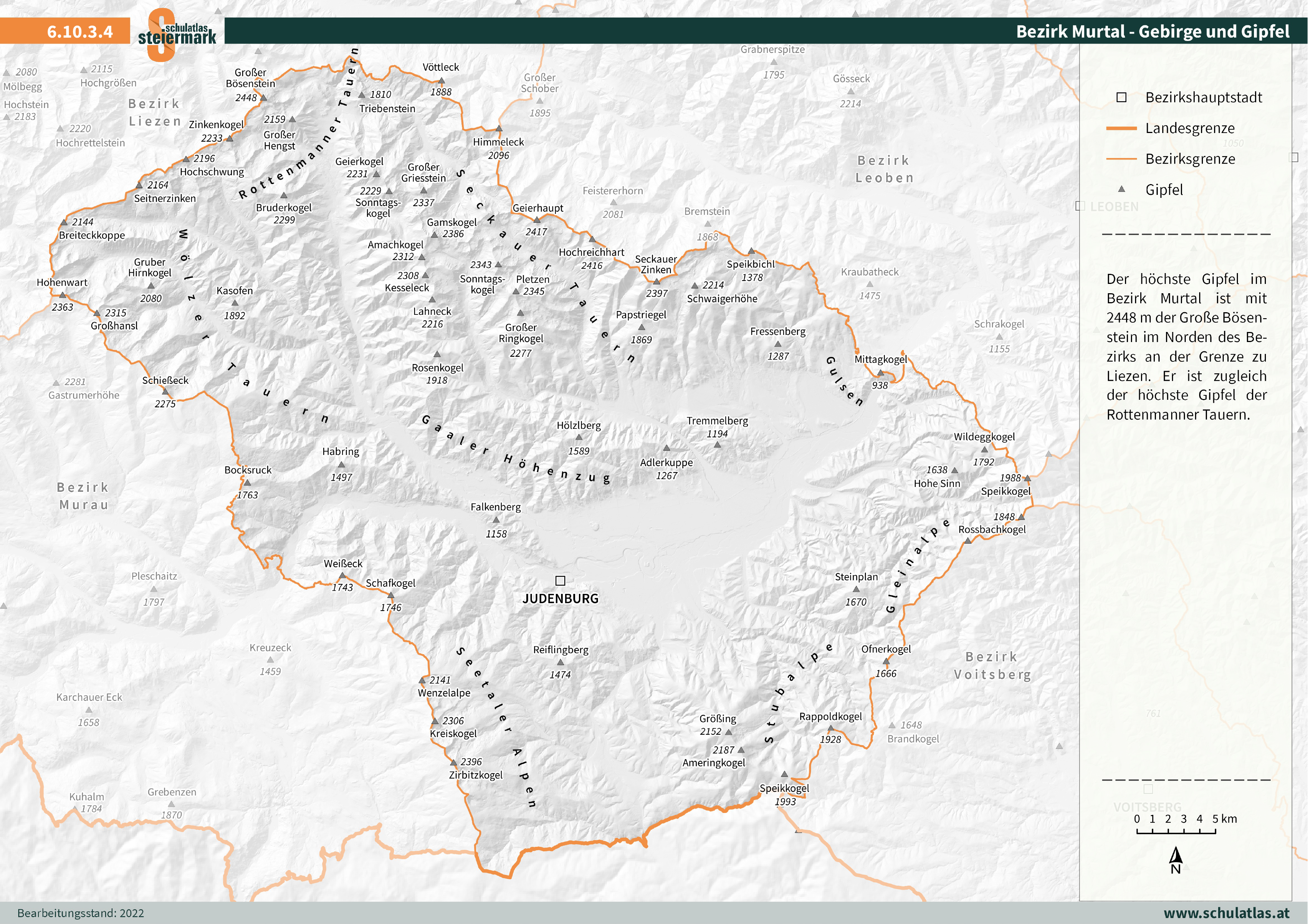 6.10.3.4 Murtal - Gebirge und Gipfel