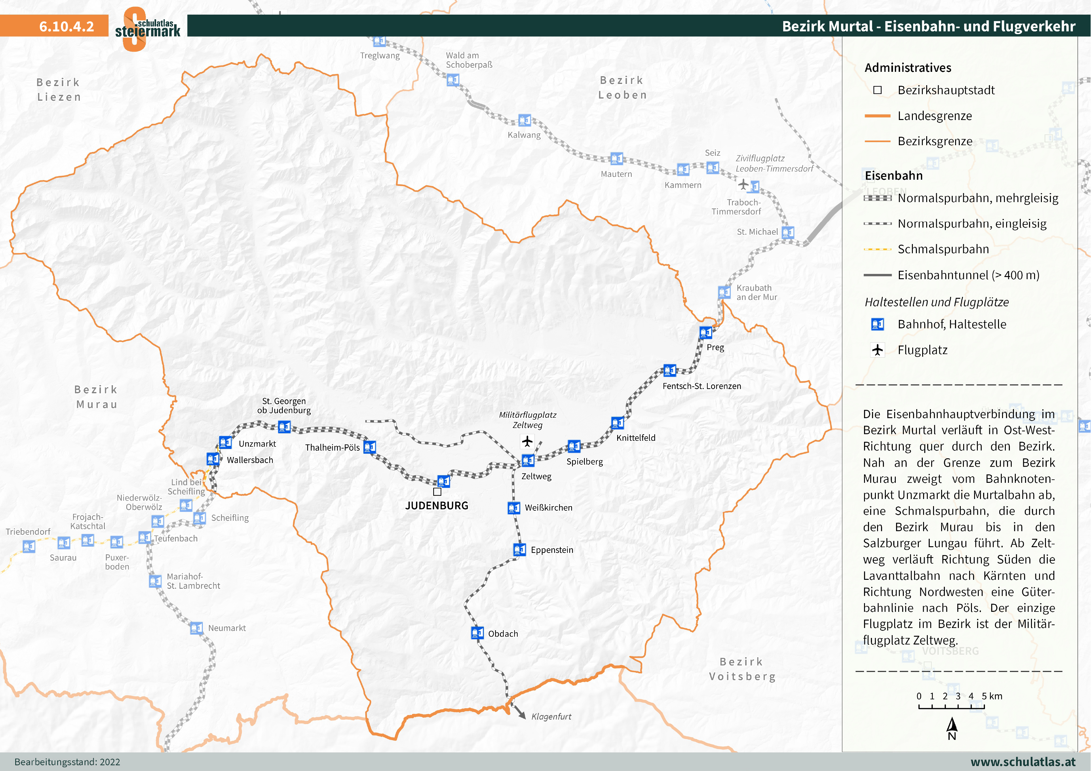 6.10.4.2 Murtal - Eisenbahn- und Flugverkehr
