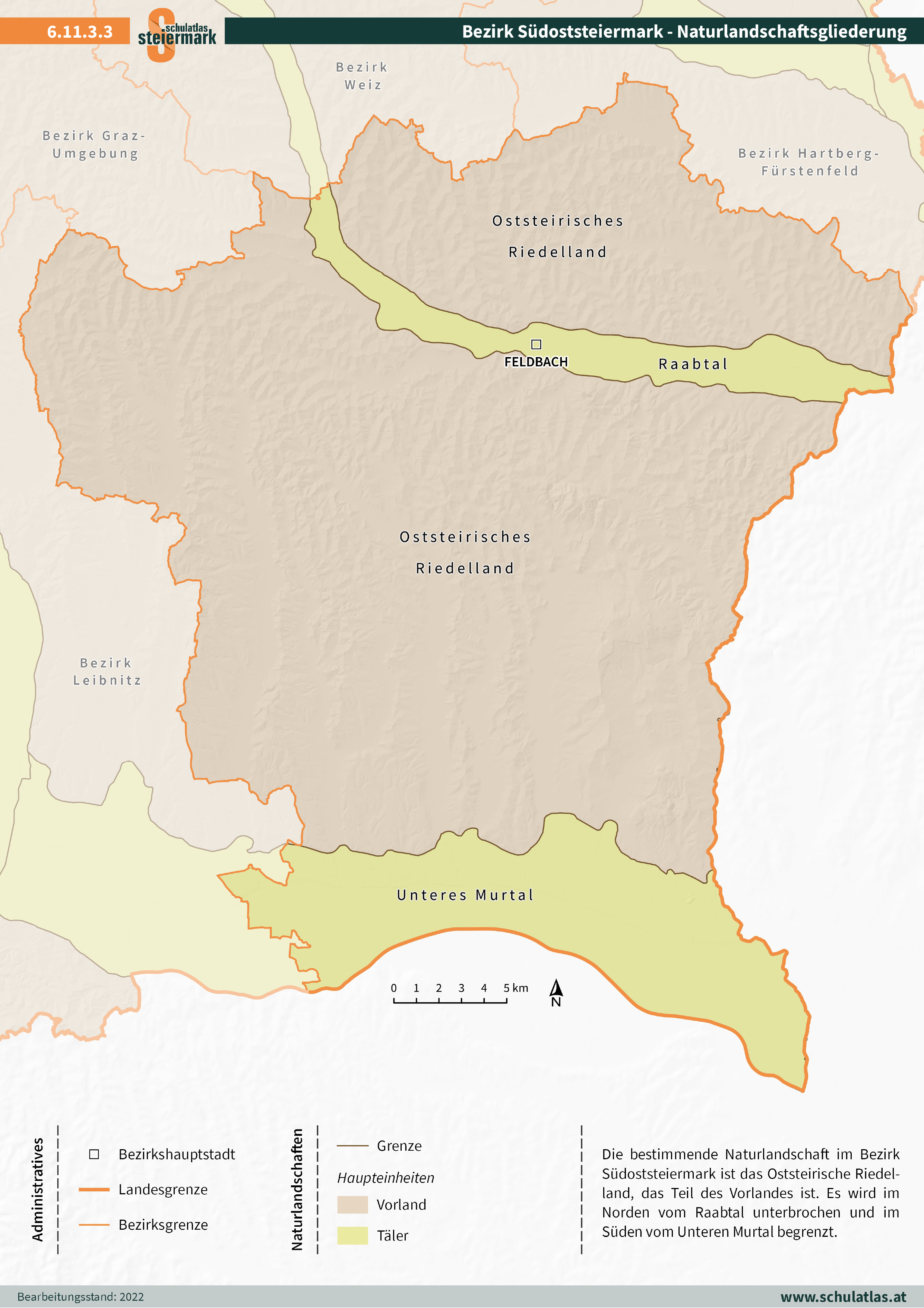 6.11.3.3 Südoststeiermark - Naturlandschaftsgliederung
