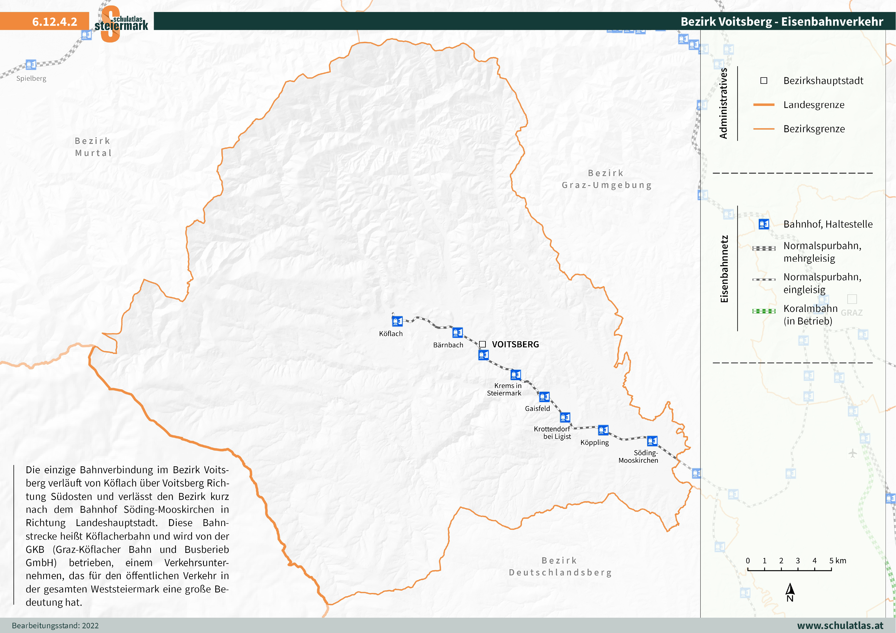 6.12.4.2 Voitsberg - Eisenbahnverkehr