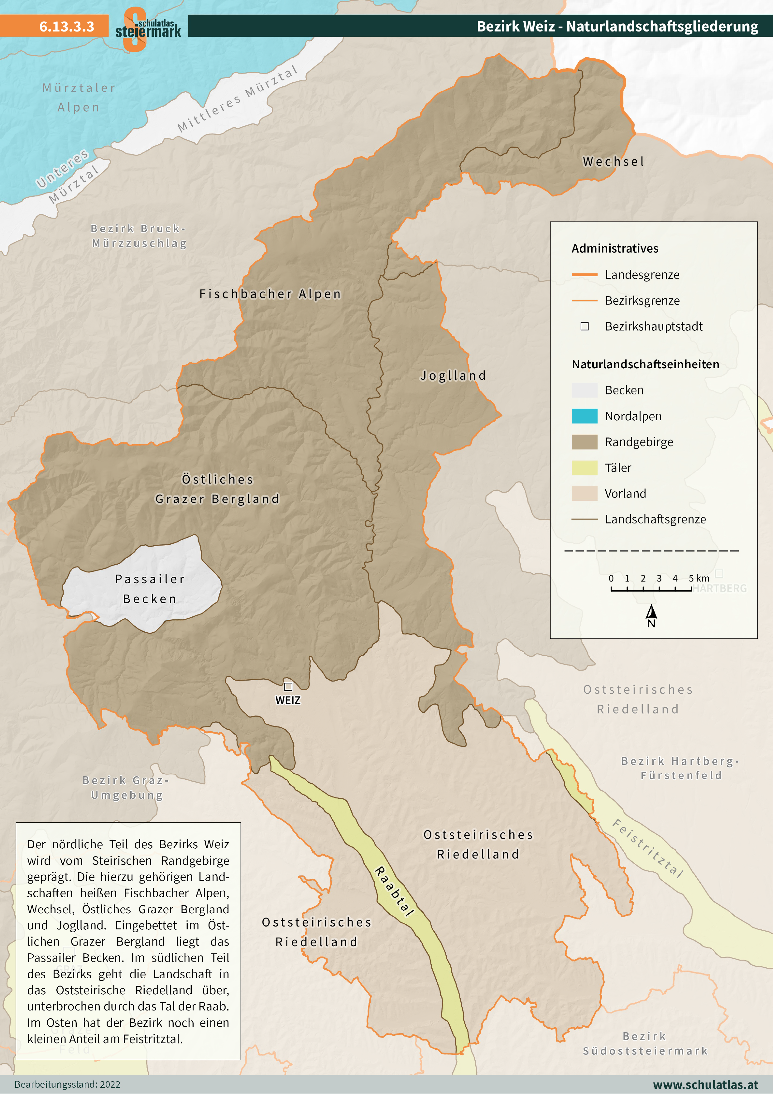 6.13.3.3 Weiz - Naturlandschaftsgliederung